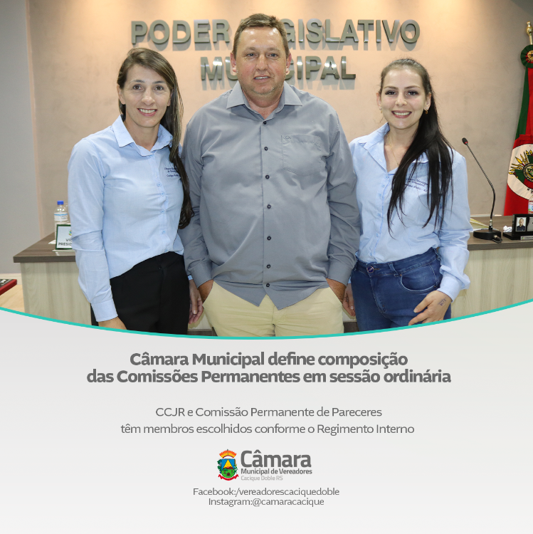 Câmara Municipal define composição das Comissões Permanentes